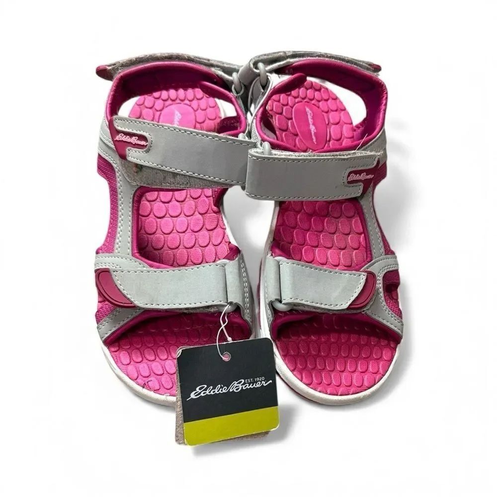 Eddie Bauer Pink & Gray Sandals